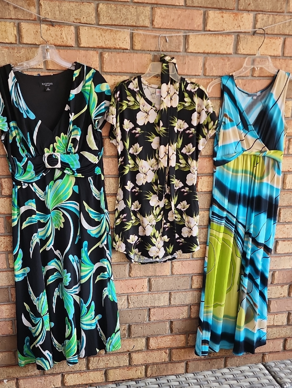 3 Dresses In Colors Of The Sea